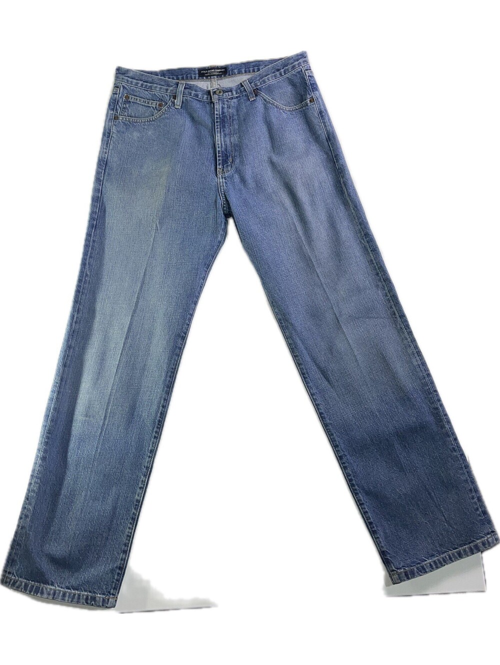 VTG Polo Ralph Lauren Hayden Jeans Mens 36x32 Blue Relaxed Straight Denim Dark